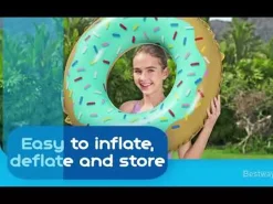 Bestway Pool Floats<H2Ogo! Sweet Donut Swim Ring Float 36