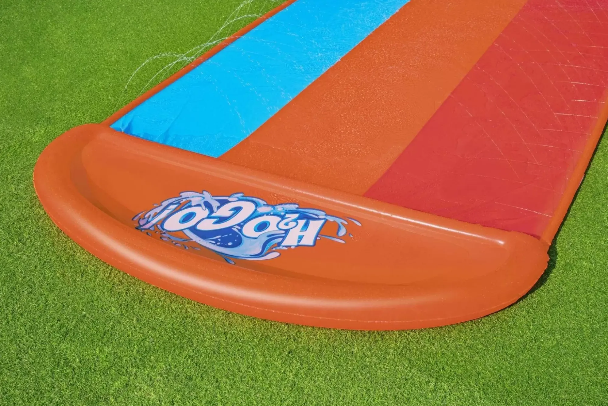 Bestway Water Slides<H2Ogo! Triple Water Slide With Tsunami Splash Ramp 16'