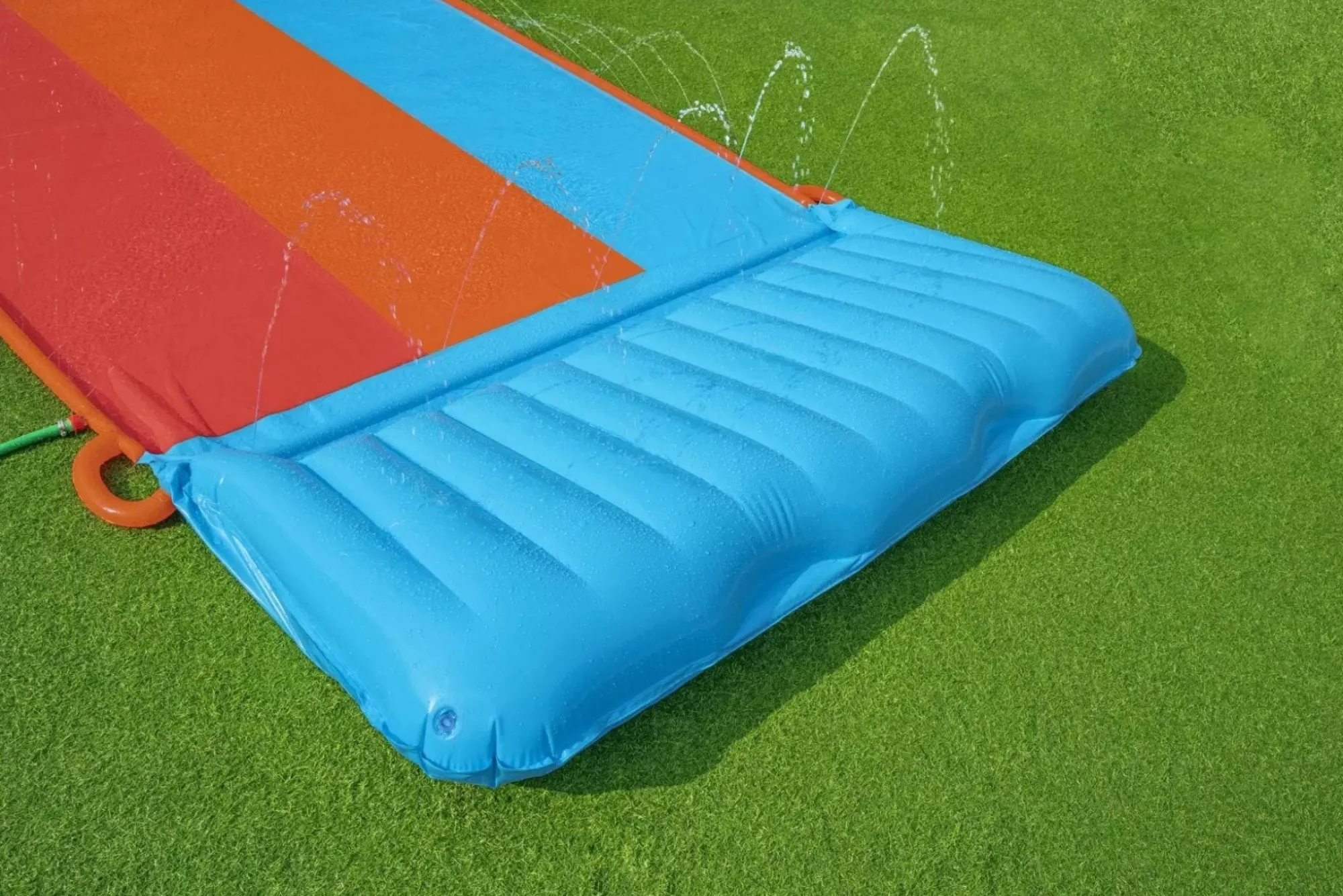 Bestway Water Slides<H2Ogo! Triple Water Slide With Tsunami Splash Ramp 16'