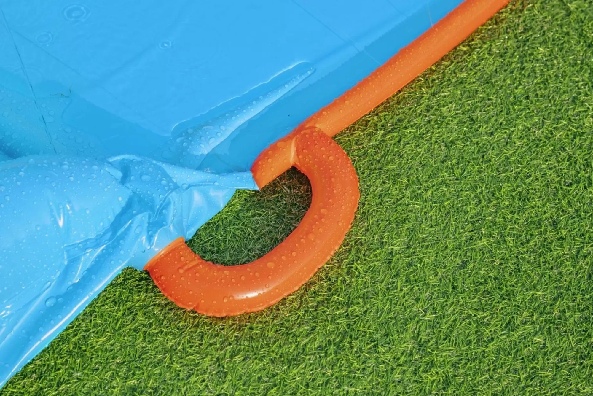 Bestway Water Slides<H2Ogo! Triple Water Slide With Tsunami Splash Ramp 16'