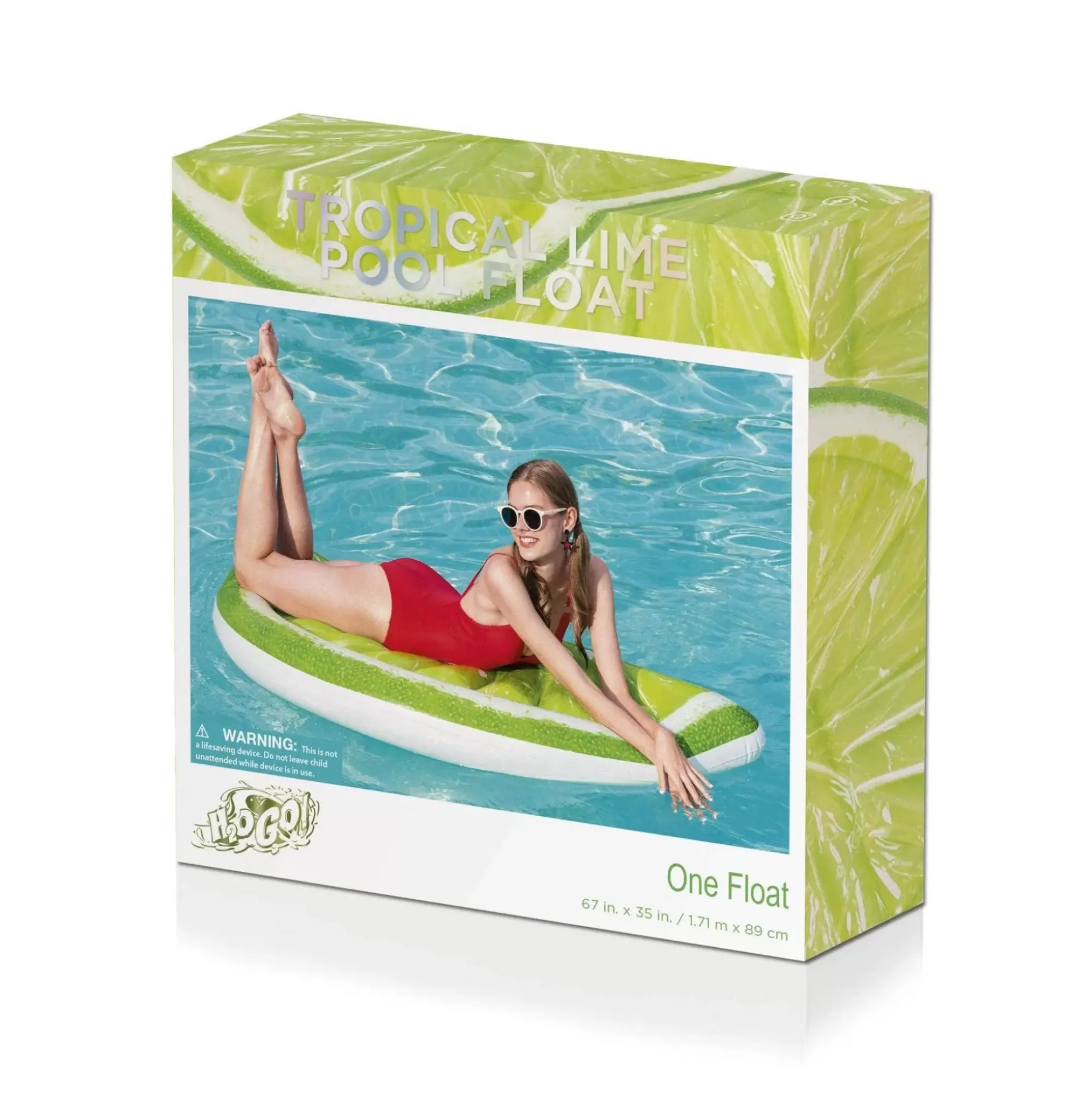 Bestway Pool Floats<H2Ogo! Tropical Lime Pool Float 5'
