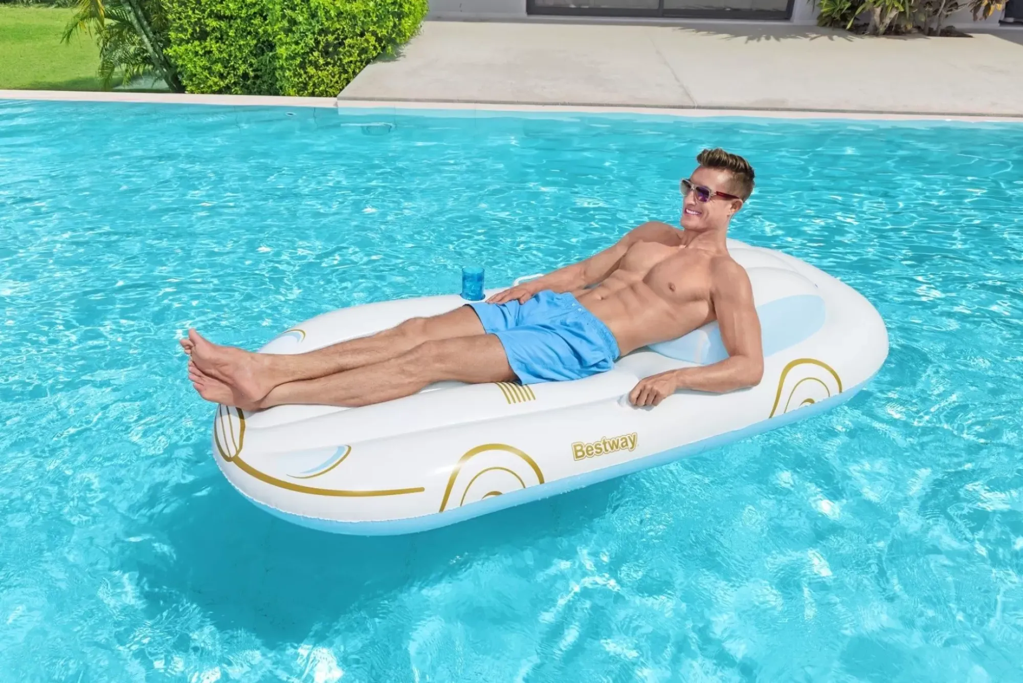 Bestway Pool Lounges<H2Ogo! Vacation Cruiser Inflatable Lounge