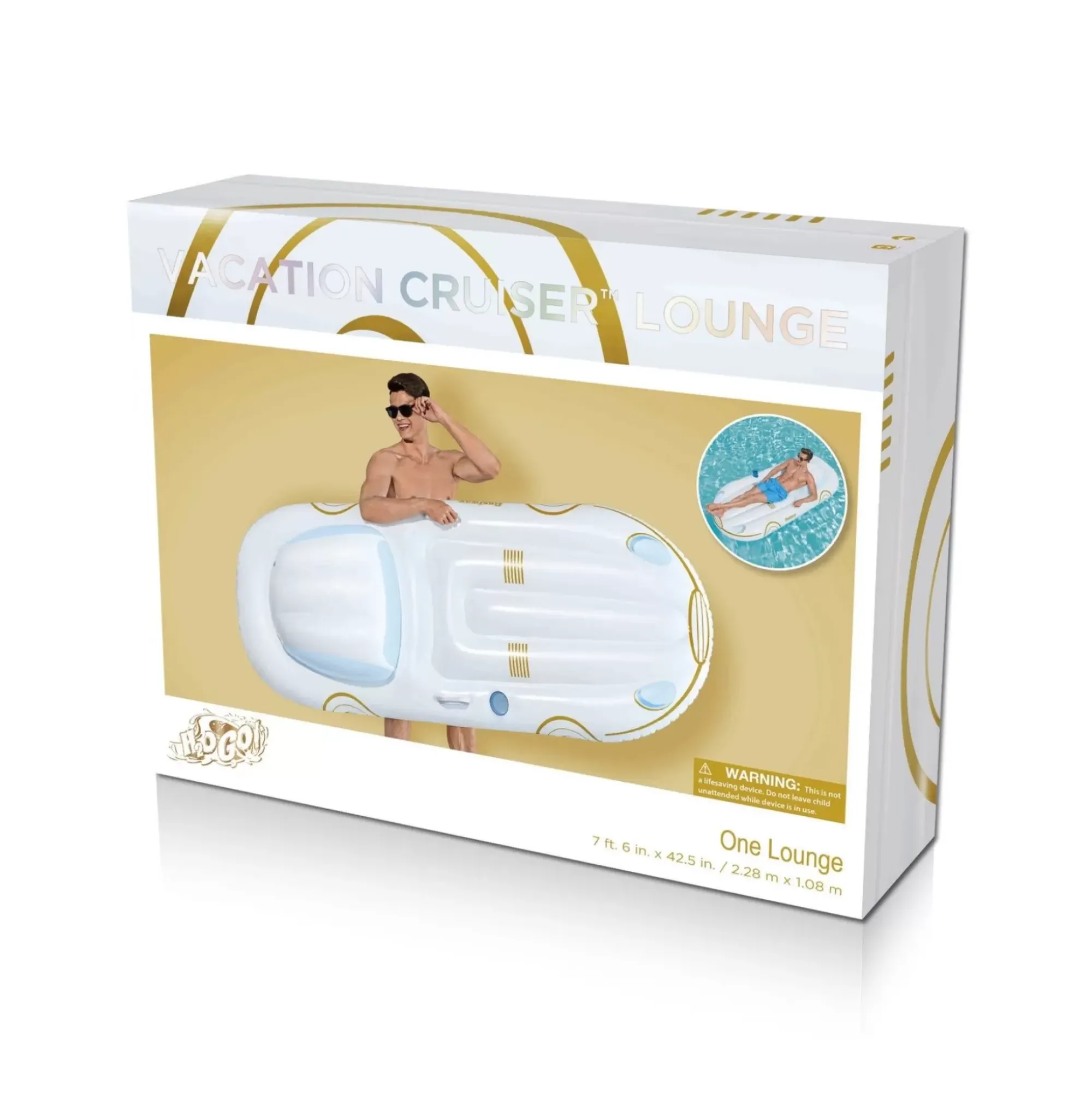 Bestway Pool Lounges<H2Ogo! Vacation Cruiser Inflatable Lounge