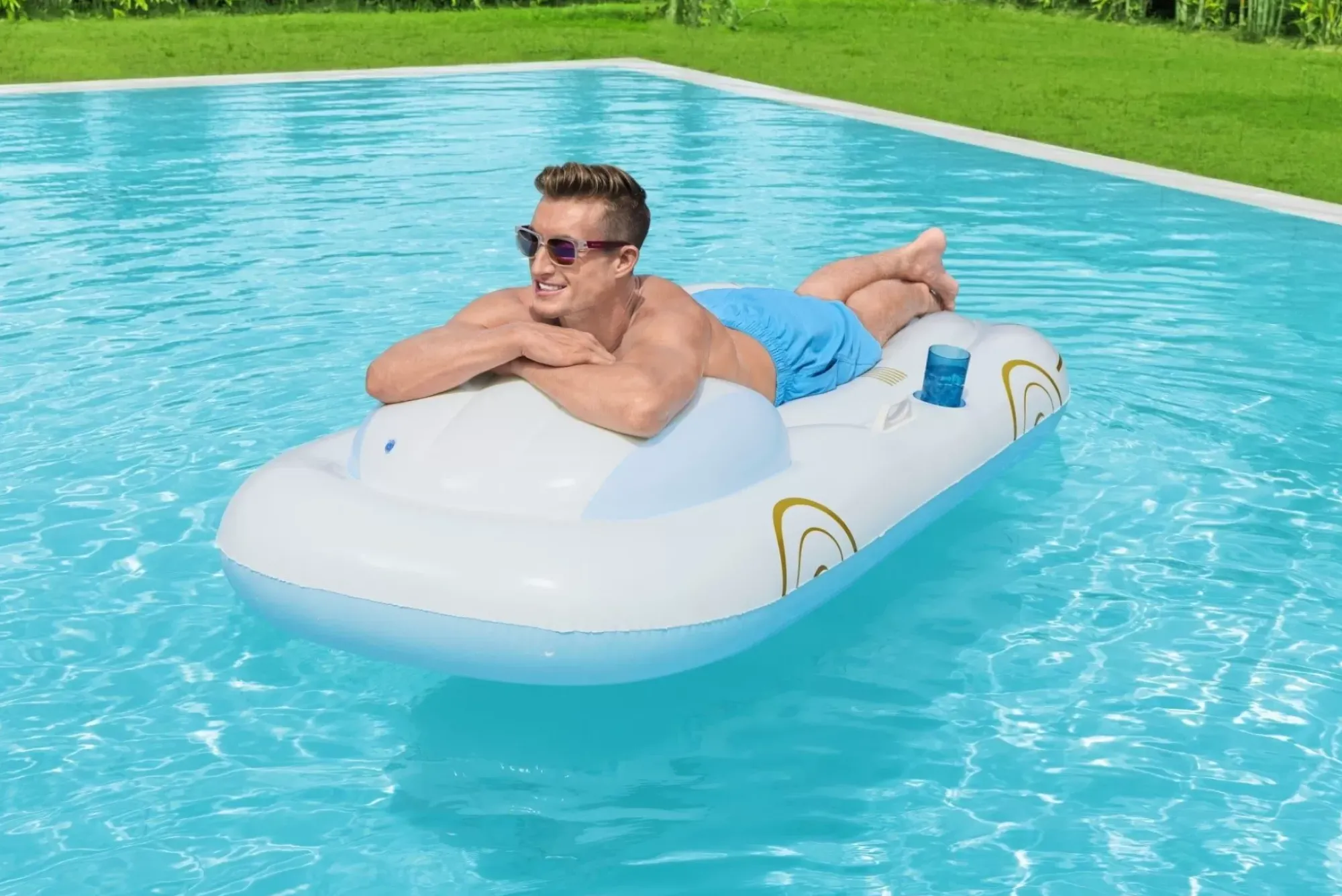 Bestway Pool Lounges<H2Ogo! Vacation Cruiser Inflatable Lounge