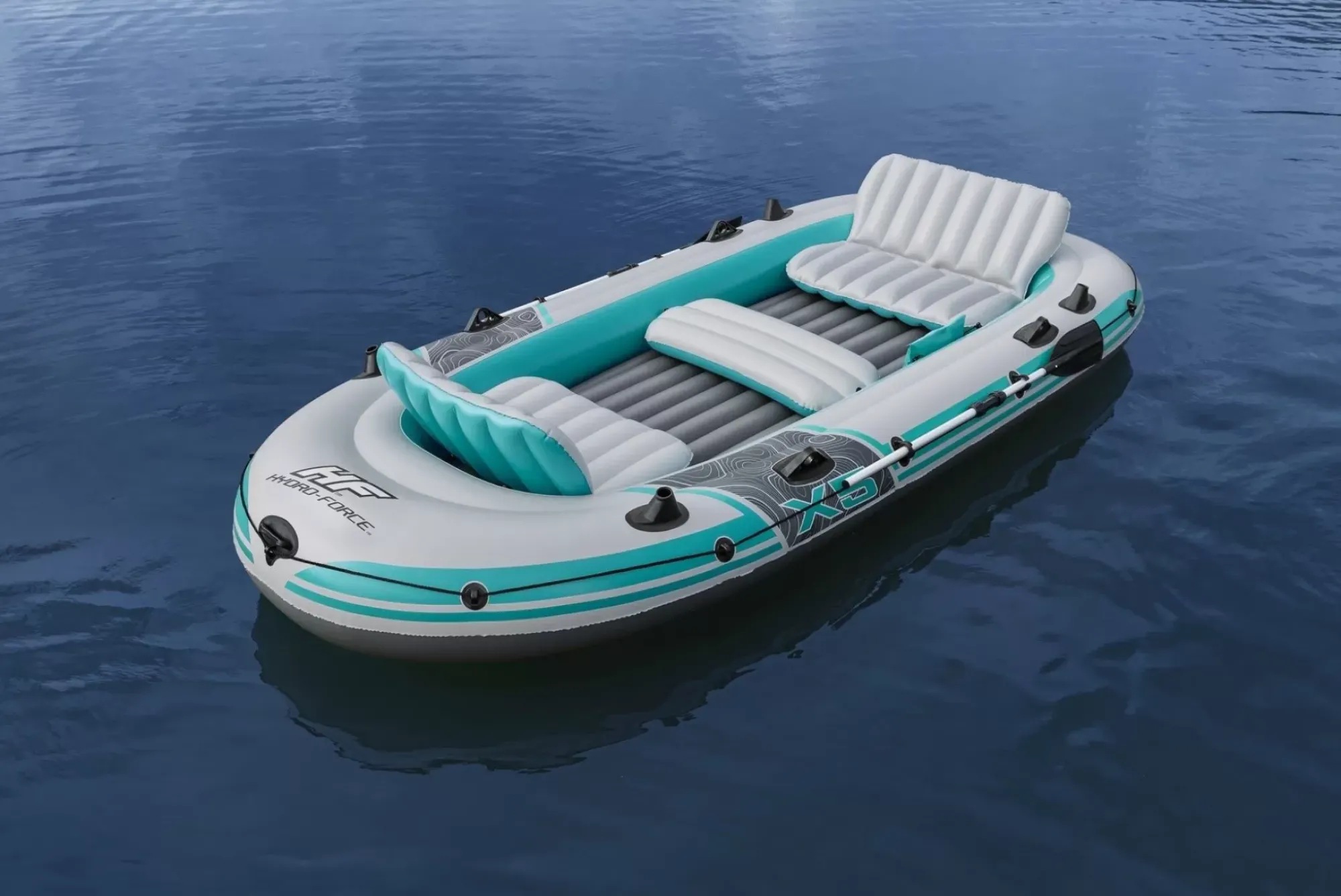 Bestway Rafts<Hydro-Force Adventure Elite X5 Inflatable Raft Set 11'11