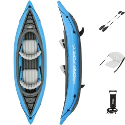 Bestway Kayaks<Hydro-Force Cove Champion Inflatable Two-Person Kayak Set 10' 10"