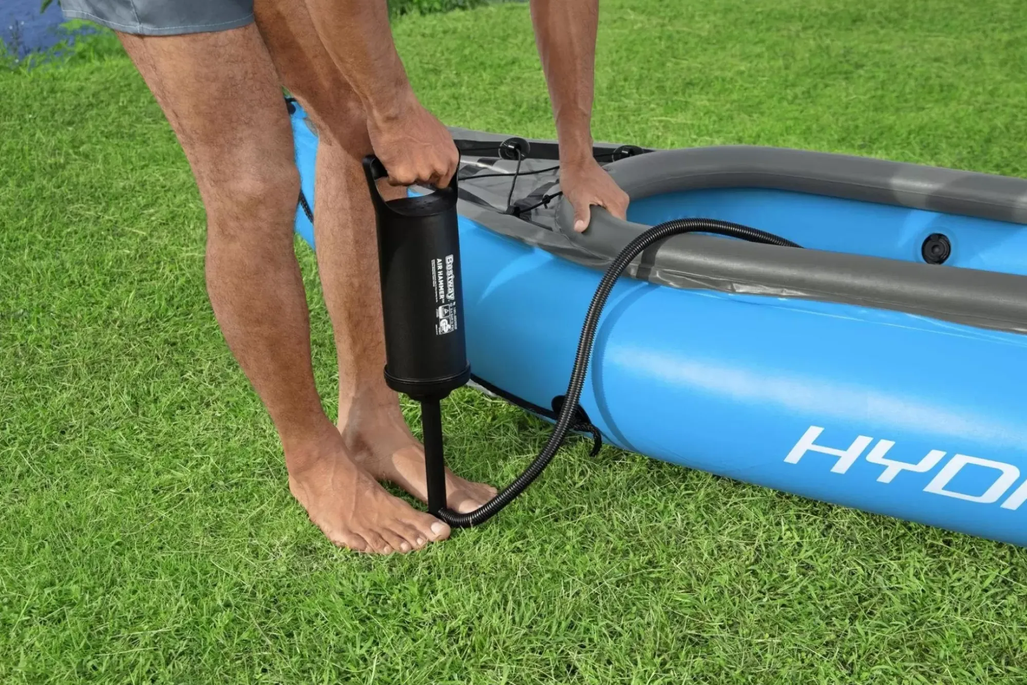 Bestway Kayaks<Hydro-Force Cove Champion Inflatable Two-Person Kayak Set 10' 10"