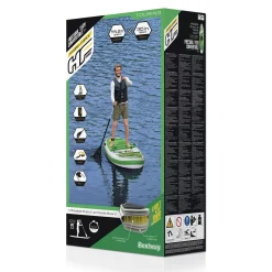 Bestway Paddleboards<Hydro-Force Freesoul Tech Inflatable Convertible Stand-Up Paddleboard And Kayak Set 11'2"