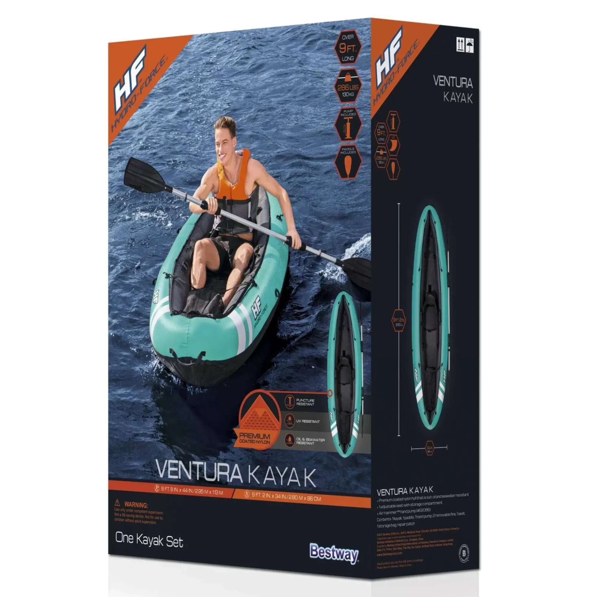 Bestway Kayaks<Hydro-Force Ventura Inflatable Kayak Set