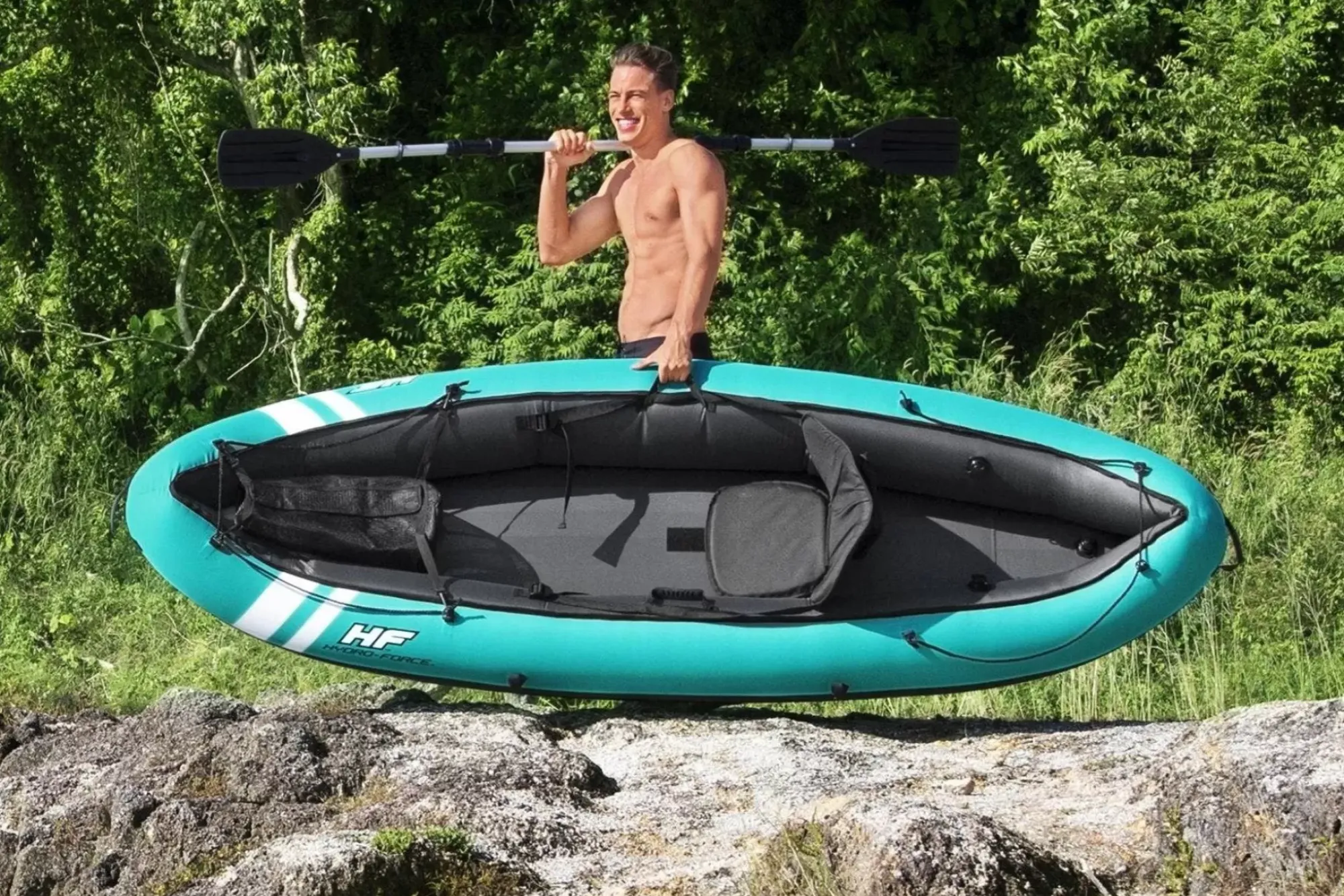 Bestway Kayaks<Hydro-Force Ventura Inflatable Kayak Set