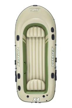 Bestway Rafts<Hydro-Force Voyager X4 Inflatable Raft Set 11'6