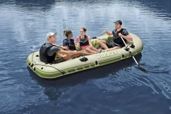 Bestway Rafts<Hydro-Force Voyager X4 Inflatable Raft Set 11'6
