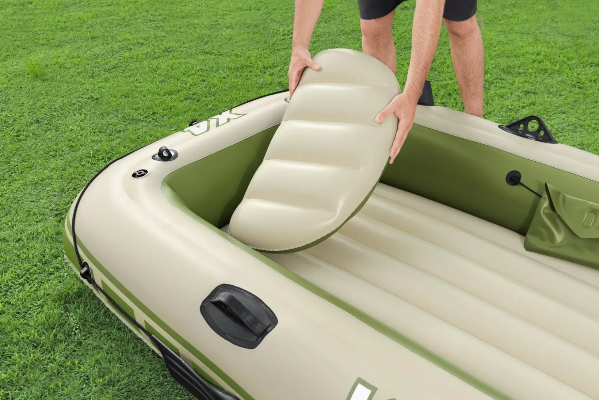 Bestway Rafts<Hydro-Force Voyager X4 Inflatable Raft Set 11'6