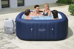 Bestway Energysense<Saluspa Hawaii Energysense Smart Airjet Inflatable Hot Tub Spa 4-6 Person