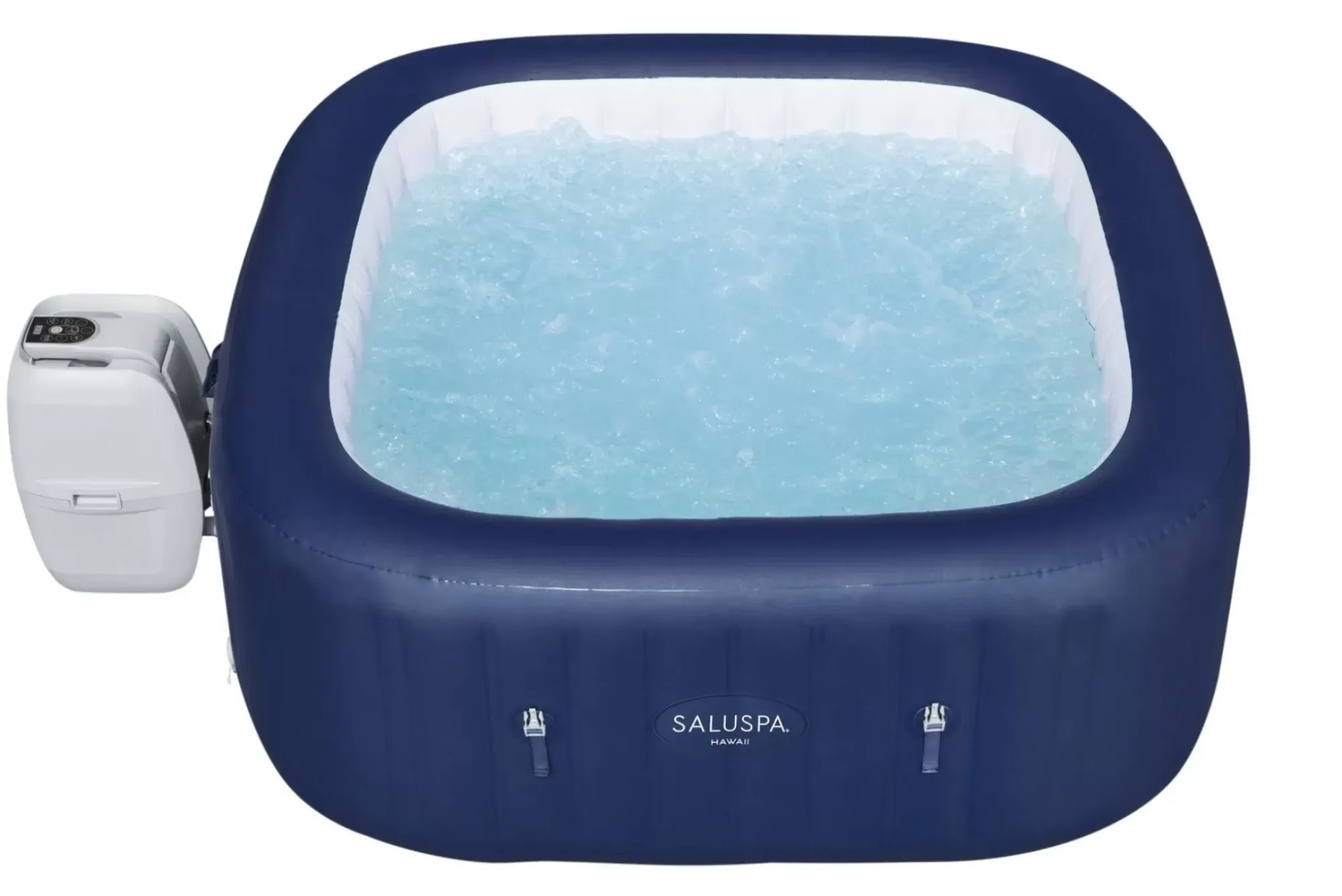 Bestway Energysense<Saluspa Hawaii Energysense Smart Airjet Inflatable Hot Tub Spa 4-6 Person