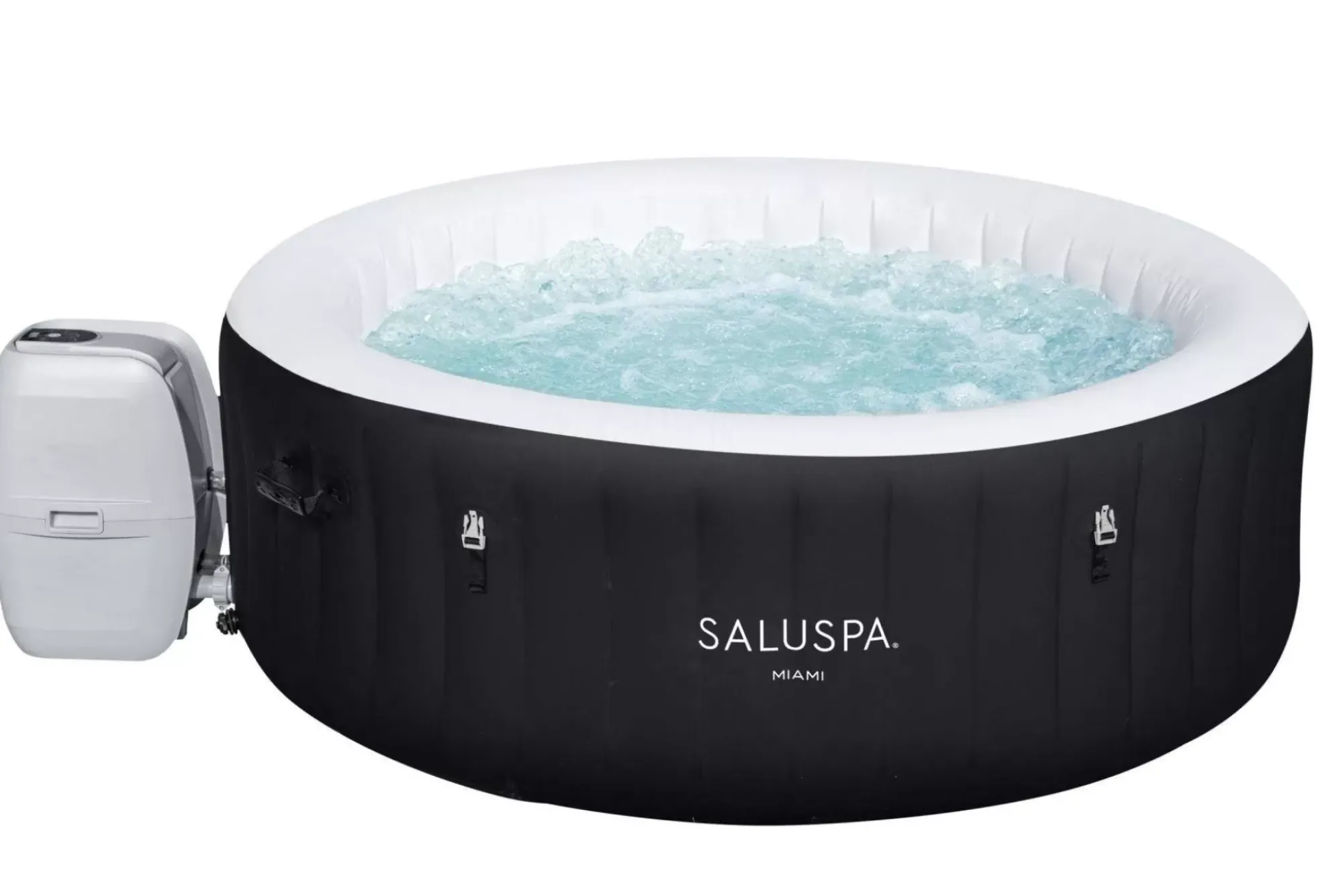Bestway Airjet<Saluspa Miami Airjet Inflatable Hot Tub Spa 2-4 Person