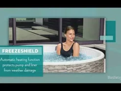 Bestway Airjet<Saluspa Vancouver Airjet Plus Inflatable Hot Tub With App Control 3-5 Person