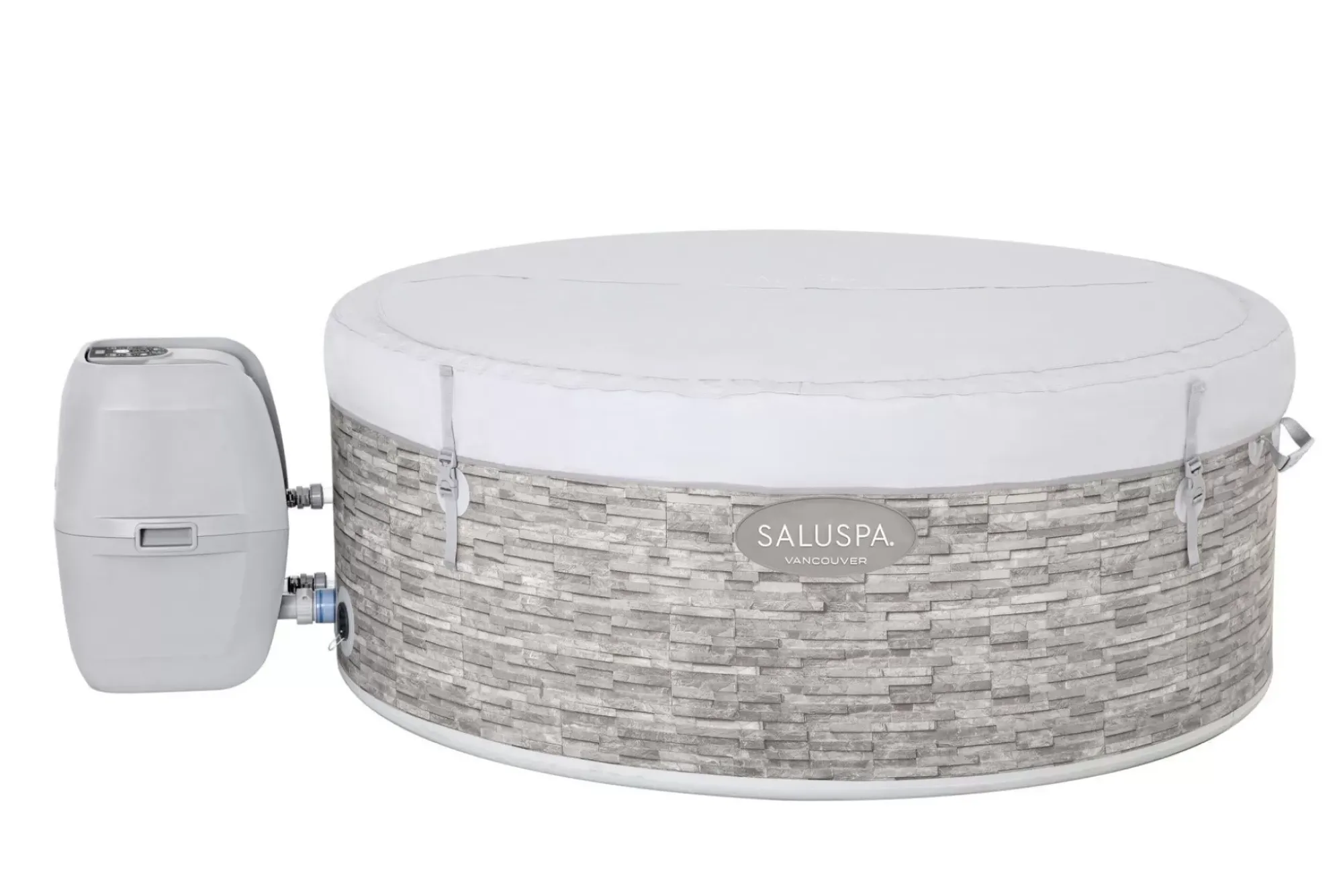 Bestway Airjet<Saluspa Vancouver Airjet Plus Inflatable Hot Tub With App Control 3-5 Person